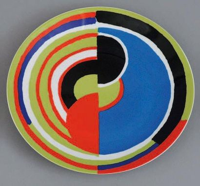 Sonia DELAUNAY d'après
Signal Assiette en...