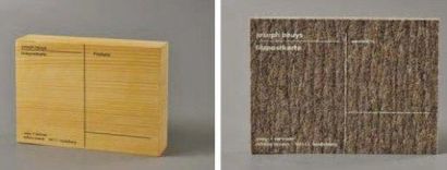 Joseph BEUYS (1921-1986)
Ensemble de deux...