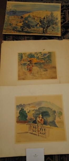 D'après Henri LEBASQUE
Trois reproductions...