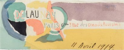 Sonia DELAUNAY (1885-1979)
En tete d'un papier...