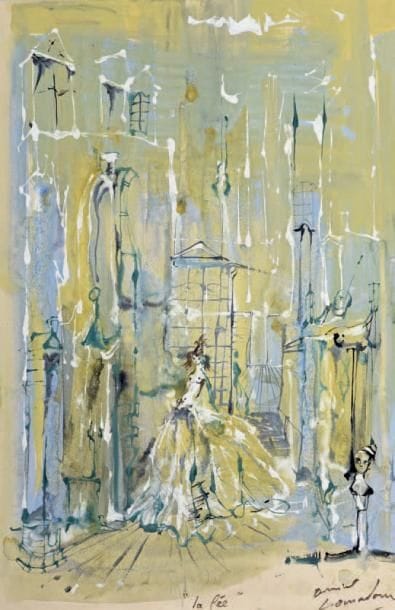 Daniel LOURADOUR (1930-2007)
La Fée, projet...