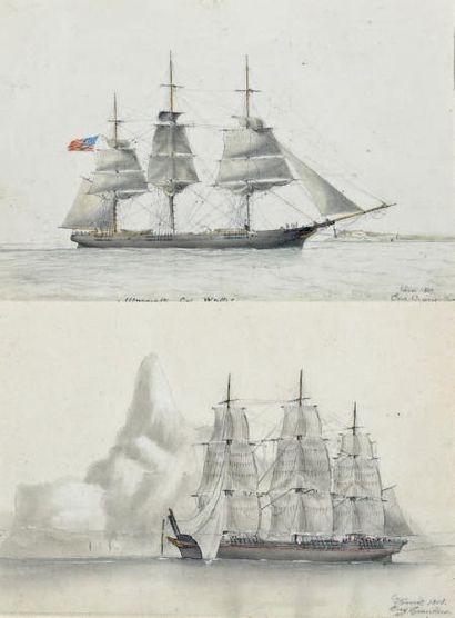 Eugène GRANDIN (1833-1919)
Trois mats devant...