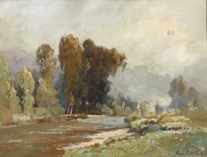 Louis CABIE (1854-1939)
Bords de l'Aumance...