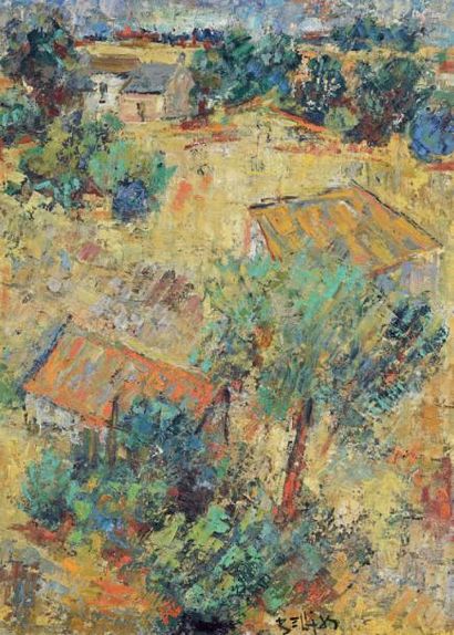 Richard BELLIAS (1921-1974)
Le pré, 1961.
Huile...