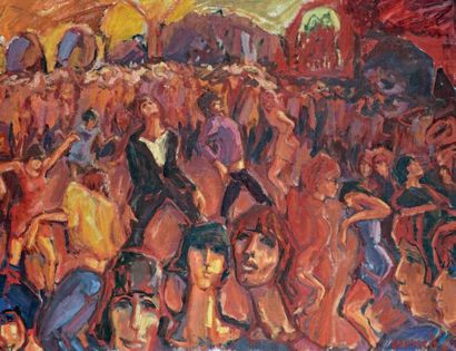 VERMEIL (XXe siècle)
Le bus Palladium.
Huile...