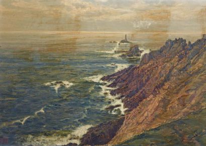 René SCHMID (XXe siècle)
Soir à la Pointe...