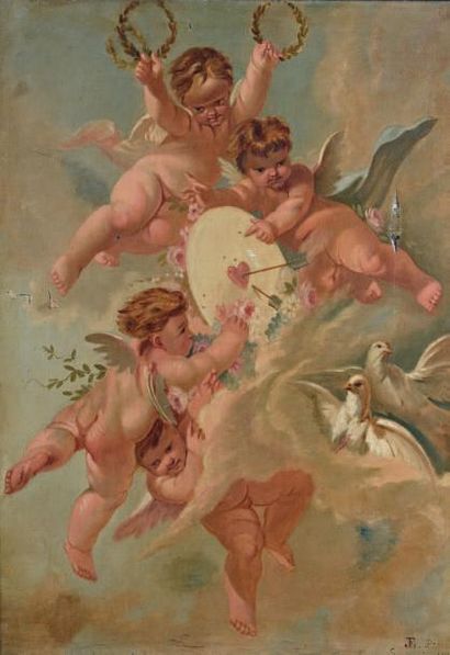 D'après François BOUCHER (1703-1770)
Angelots...
