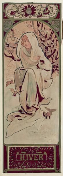 D'après Alfons MUCHA (1860 1939)
Les quatre...