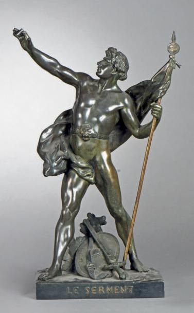 Émile-Louis PICAULT (1833-1915)
Le Serment
Bronze...
