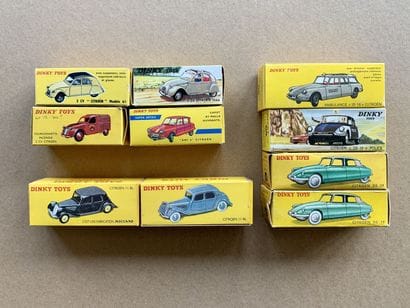 Lot 10 Citroën édition DINKY TOYS originale...