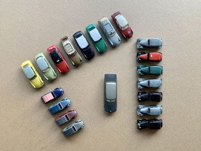 Lot 20 Citroën DINKY TOYS made in France...