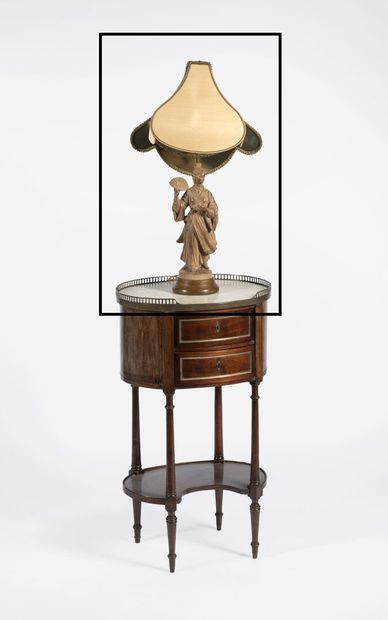 Lampe à poser
En terre cuite représentant...