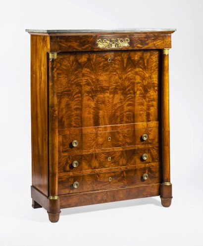 Secrétaire à abattant, XIXe siècle
En bois...
