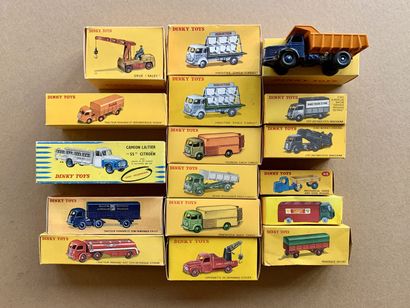 Lot 17 Dinky Toys Orignal Trucks... Made...