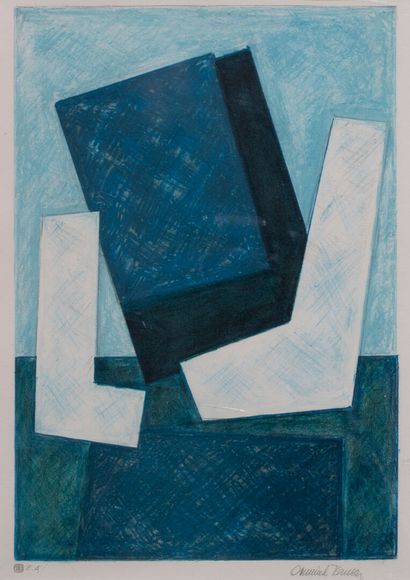 Osmund HANSEN (1908-1995)
Ensemble de 7 lithographies
Signées...