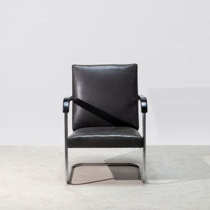 Anton LORENZ (1891-1964) - BAUHAUS 
Fauteuil...