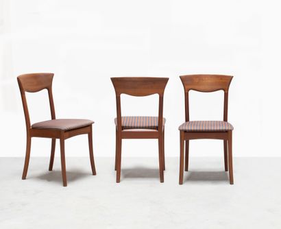 Juul KRISTENSEN (XXème)
Suite de quatre chaises...