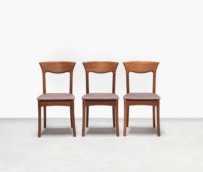 Juul KRISTENSEN (XXème)
Suite de quatre chaises...