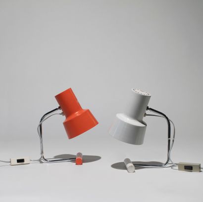 Josef HURKA (1921-1992)
Deux lampes de table,...