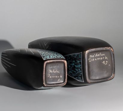 Holm SORENSEN & Svend AAGE JENSEN 
Deux vases...