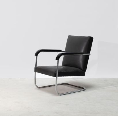 Anton LORENZ (1891-1964) - BAUHAUS 
Fauteuil...