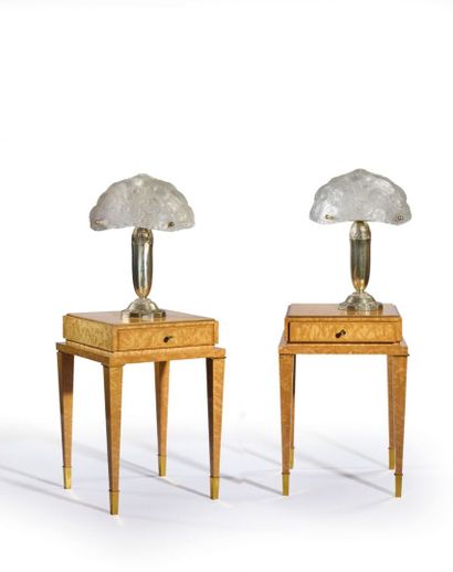 MAISON DOMINIQUE 
Pair of bedside tables...