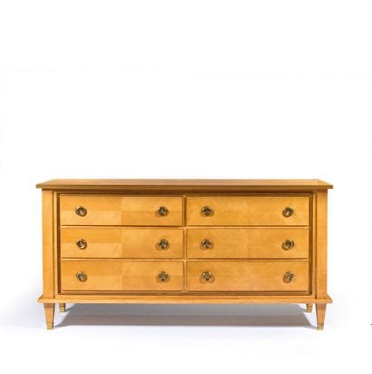 Jacques ADNET (1900-1984)
Sycamore chest...