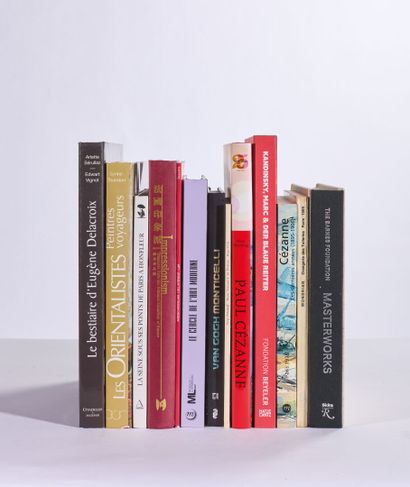 Lot of approx. 13 books on modern art: 
-...