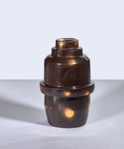 Robert LALLEMANT (1902-1954)
Scroll vase,...