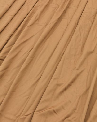 Pair of camel-colored wool curtains
Dimensions:...