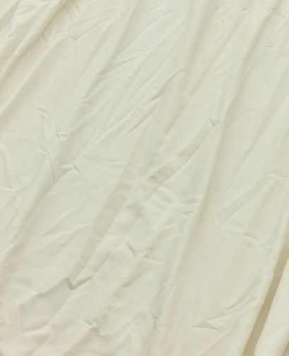 Four pairs of cream cotton curtains
Dimensions:...