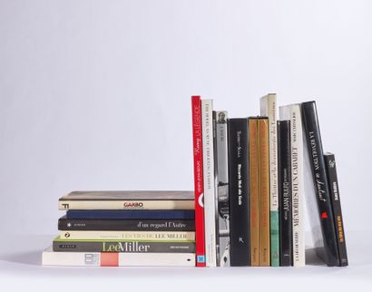 Lot of about 17 books on photography and...