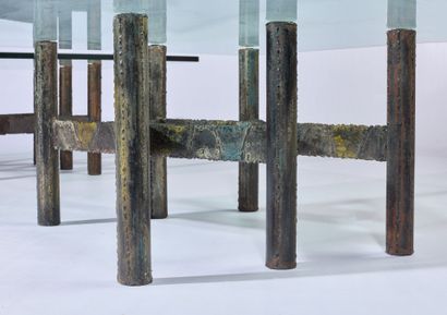 Paul EVANS (1931-1987)
Pair of metal and...