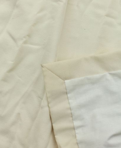 Four pairs of cream cotton curtains
Dimensions:...