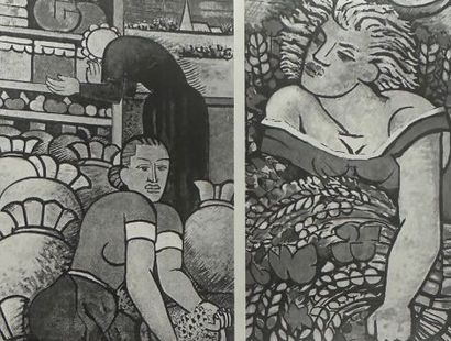 Marcel GROMAIRE (1892-1971)
Savings,1937
Watercolor...