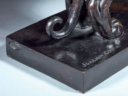 Joachim COSTA (1888-1971)
Tiger on the prowl
Bronze...