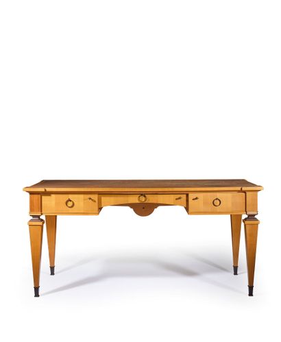 André ARBUS (1903-1969) 
Large cherrywood...