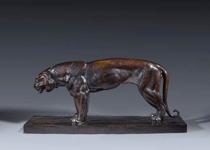Joachim COSTA (1888-1971)
Tiger on the prowl
Bronze...