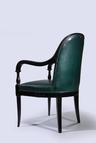 André ARBUS (1903-1969)
Four Bridge armchairs...