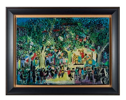 Rudolf KUNDERA (1911-2005)
Village festival
Oil...