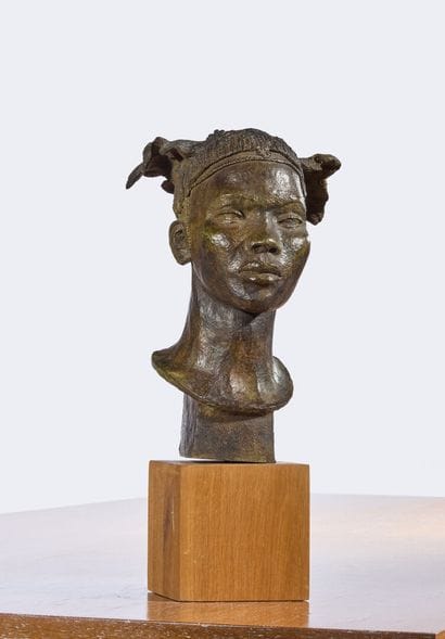 Jacques DARBAUD (born 1943)
Bust of a young...