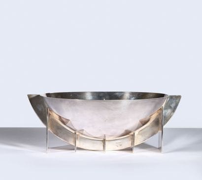 DESNY HOUSE
Silver-plated metal bowl, circa...