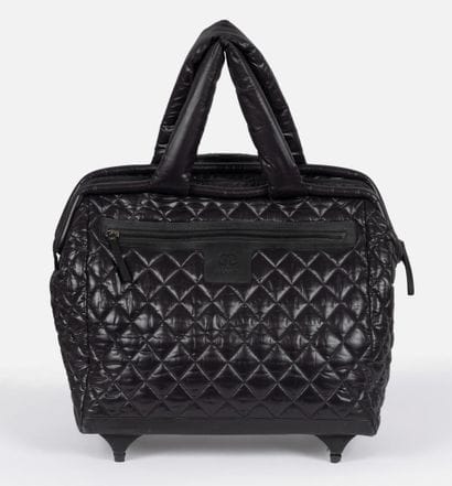 CHANEL
Cocoon tote bag in black quilted nylon,...