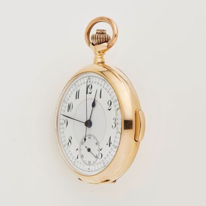 Repeater pocket watch in 18K gold

In 18K...