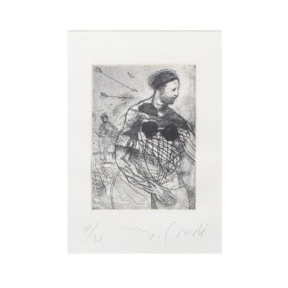 Miguel CONDE (né en 1939)
La flèche
Eau forte
Signée...