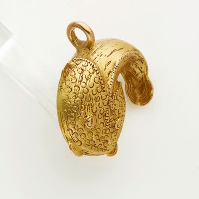 Pendentif en or 14K (585), Akan, Ghana
En...