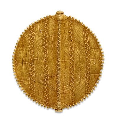 Pendentif en or 14K (585), Baoulé, Côte d'Ivoire
A...