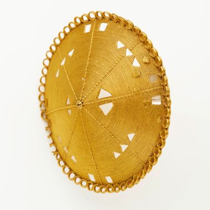 Pendentif en or jaune 14K (585) ,Baoulé,...