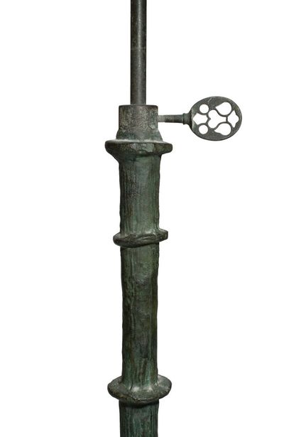 Diego GIACOMETTI (1902-1985)
Paire de lampadaires...