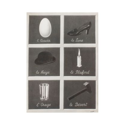 René MAGRITTE (1898-1967), d'après
La clé...